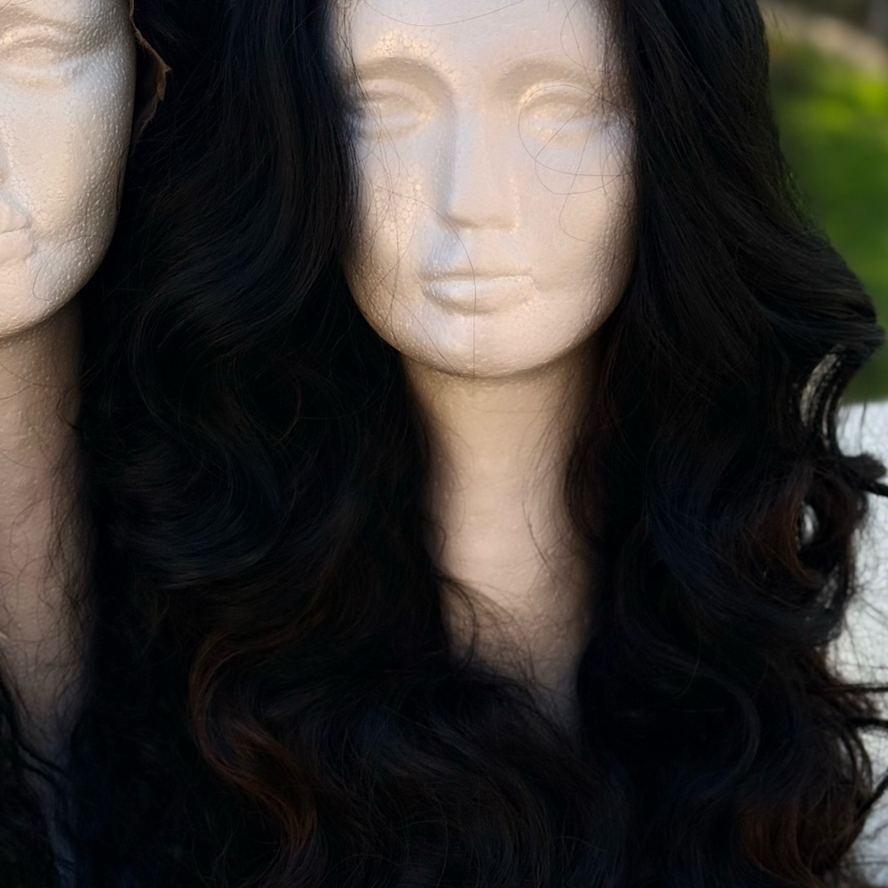 Women's Wig Lot- Long Dark Natural Wave & Curly Styles - Picture 3 of 14